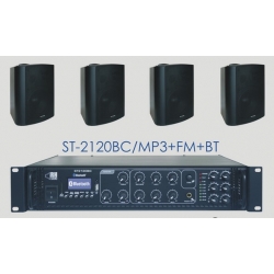 Zestaw ST-2120BC/MP3+FM+BT + 4x BS-1050TS/B